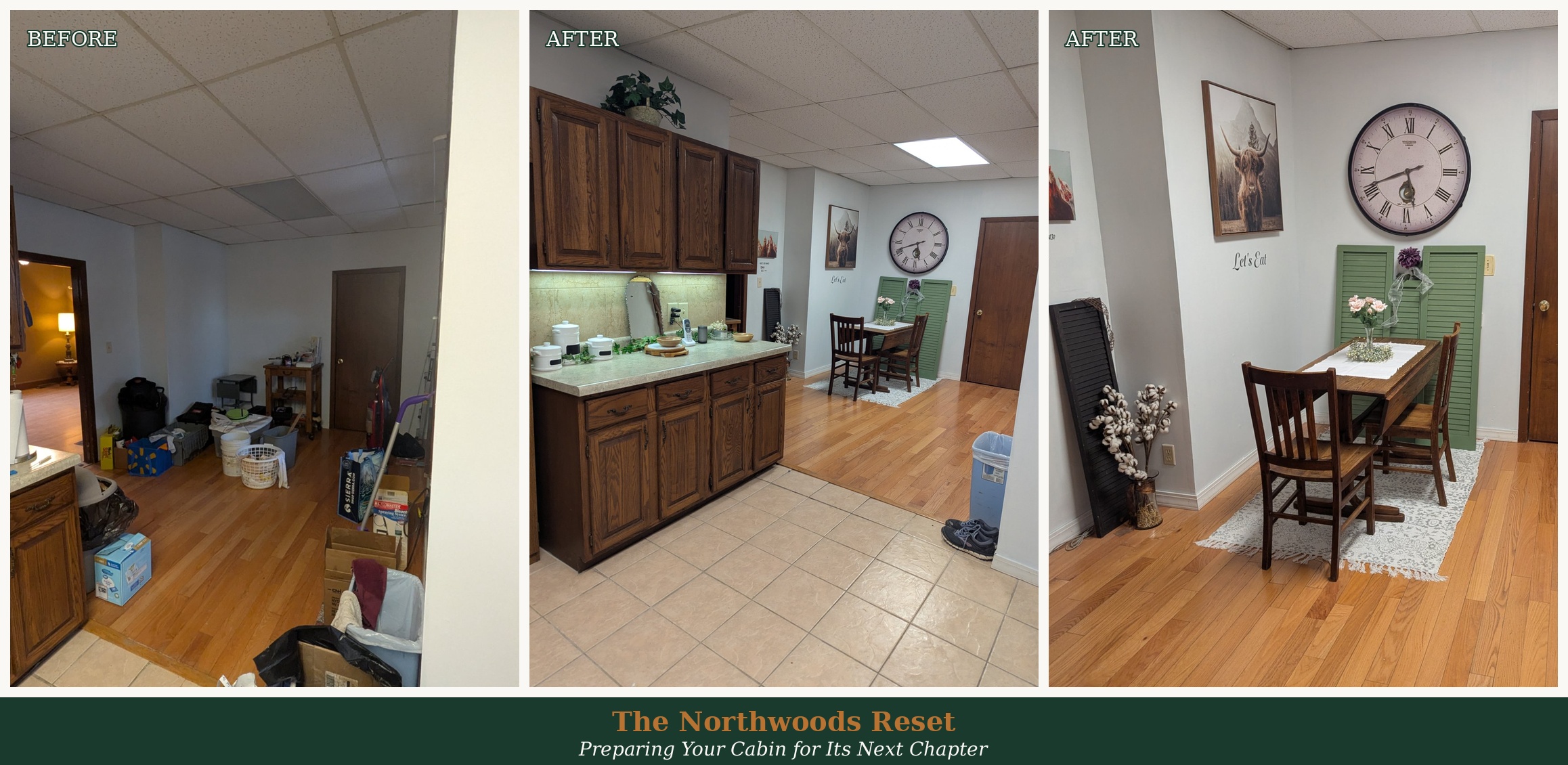 Kitchen dining transformation