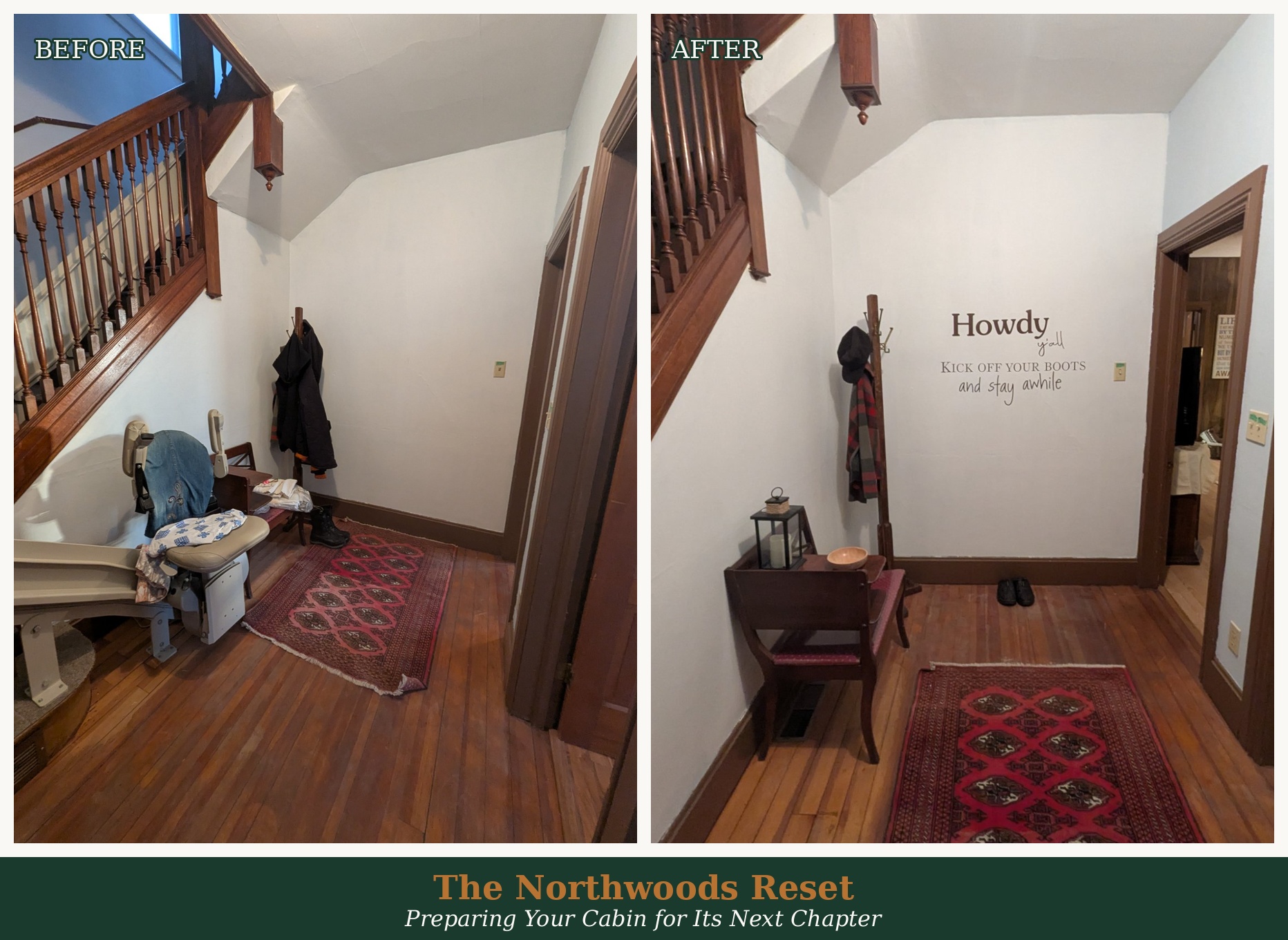Entryway staging